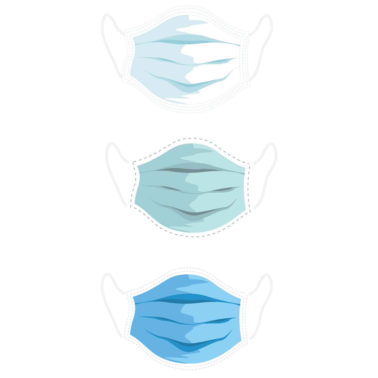 Face medical mask illustration transparent background png