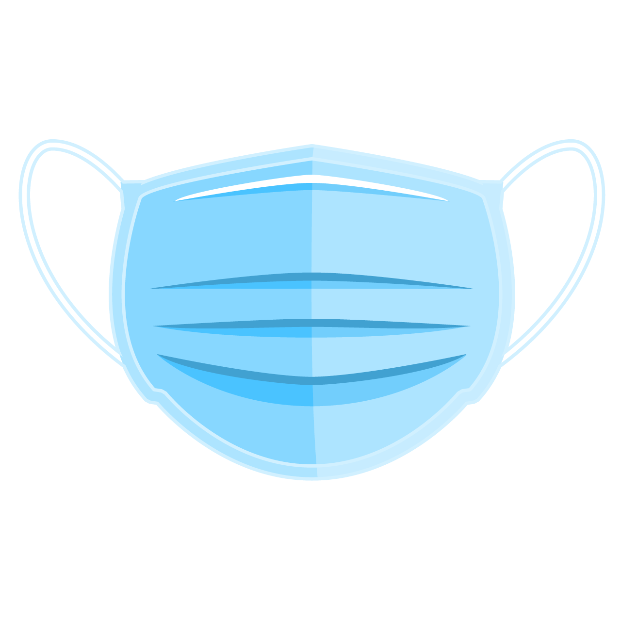 Medical mask antivirus illustration cartoon illustration image hand drawing sketch