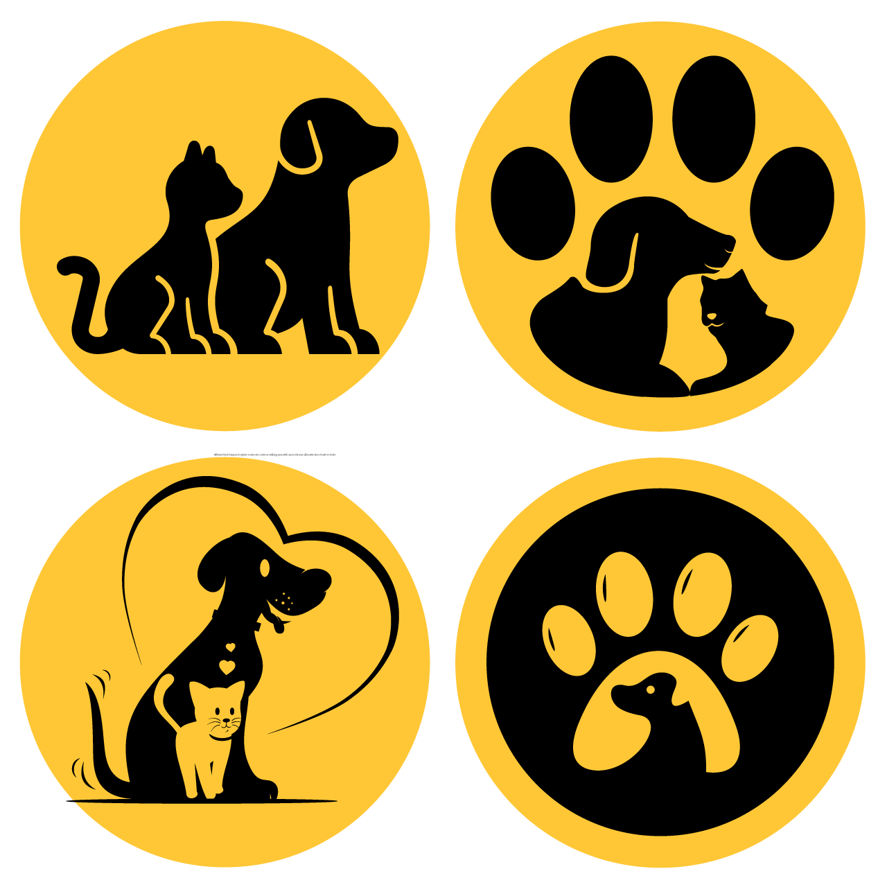 Dog catfoot clipart cartoon illustration image hand drawing sketch