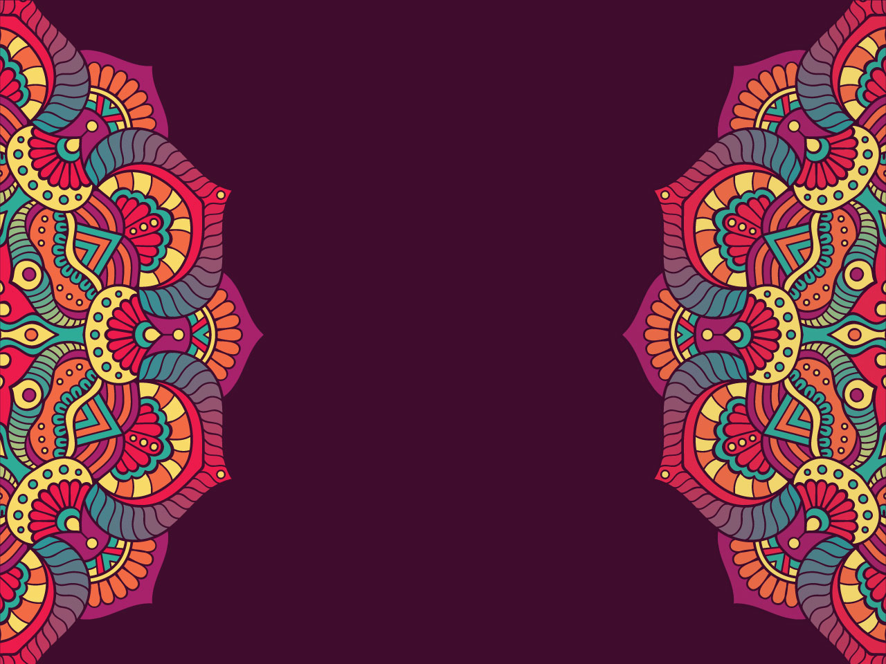 Indian wedding invitation simple background with geometric elements