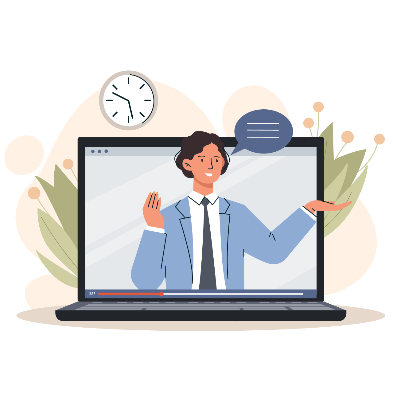 Online class clipart webinar concept transparent background image