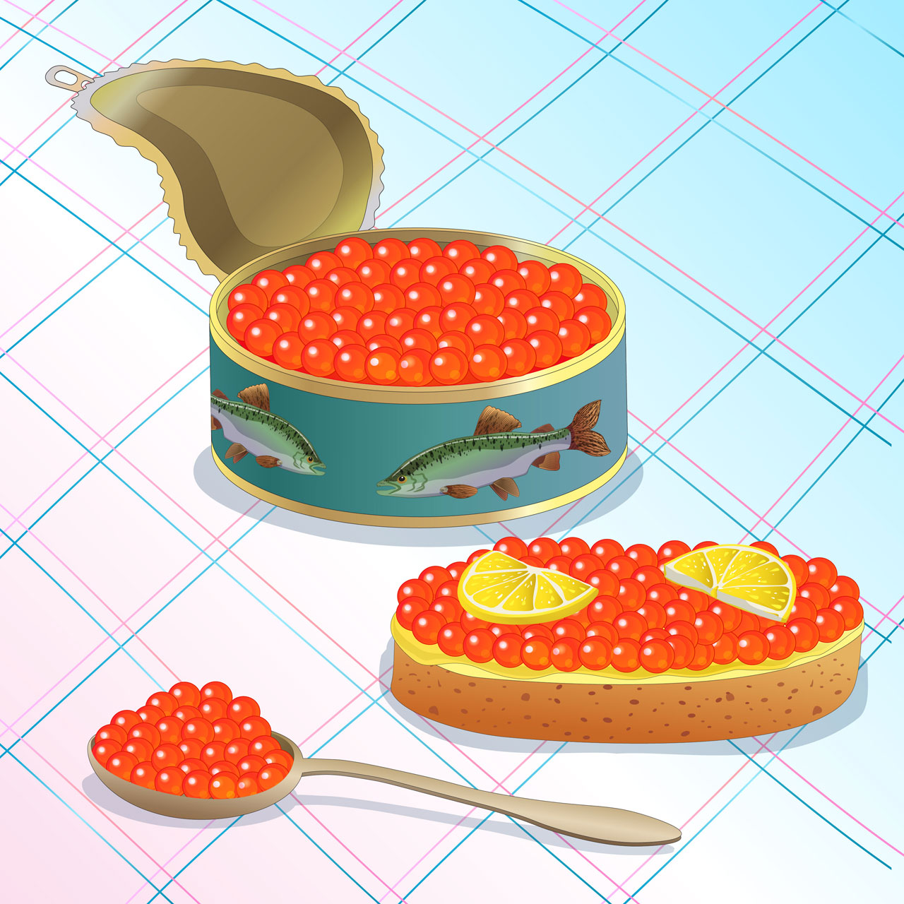 Red caviar fish from salmon family caviar sandwich bank pink salmon caviar