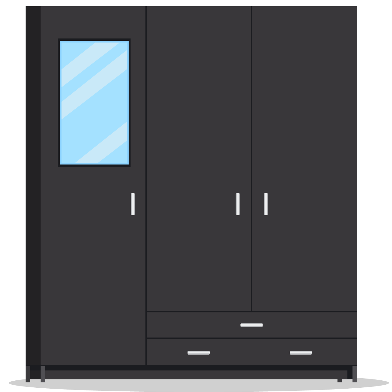 Modern furniture cartoon image transparent background png hand drawing sketch