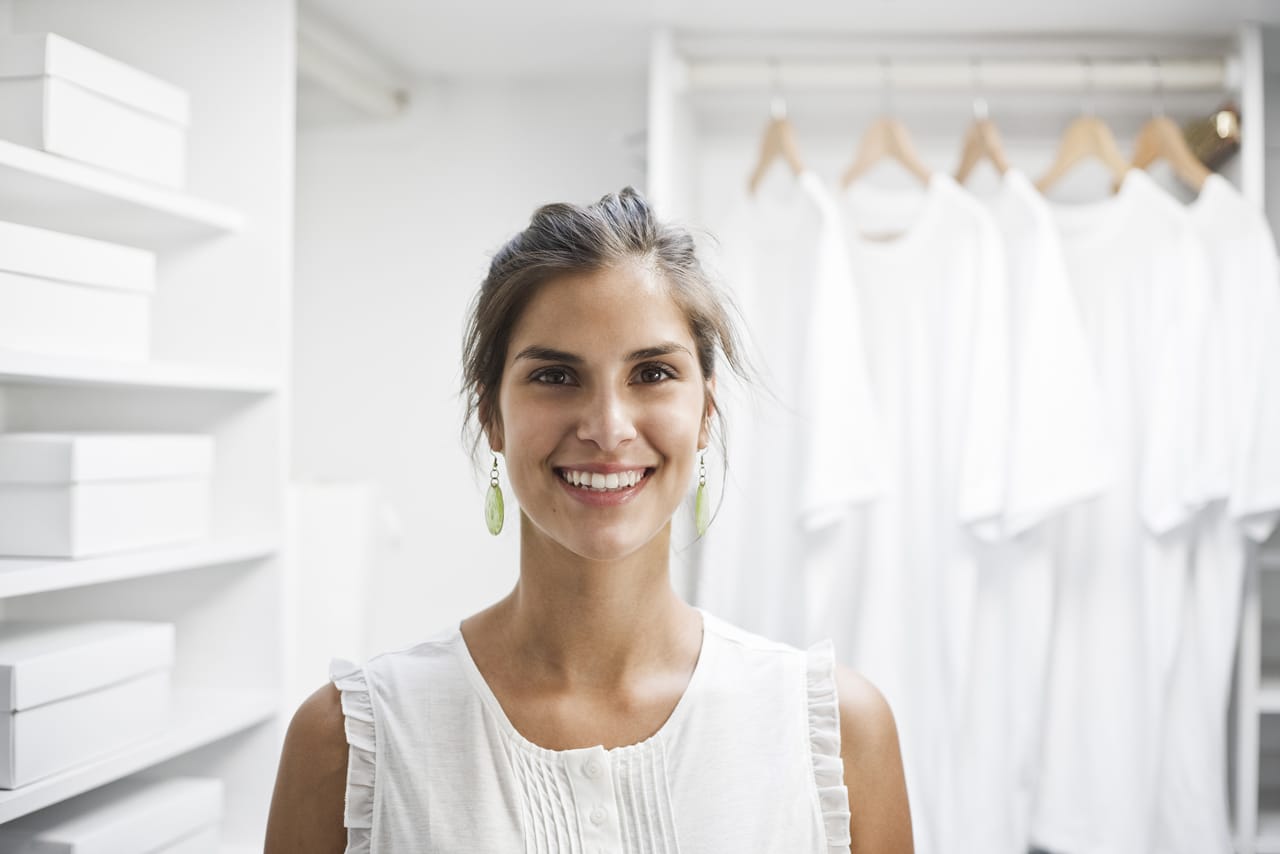 Related image woman in front of the wardrobe