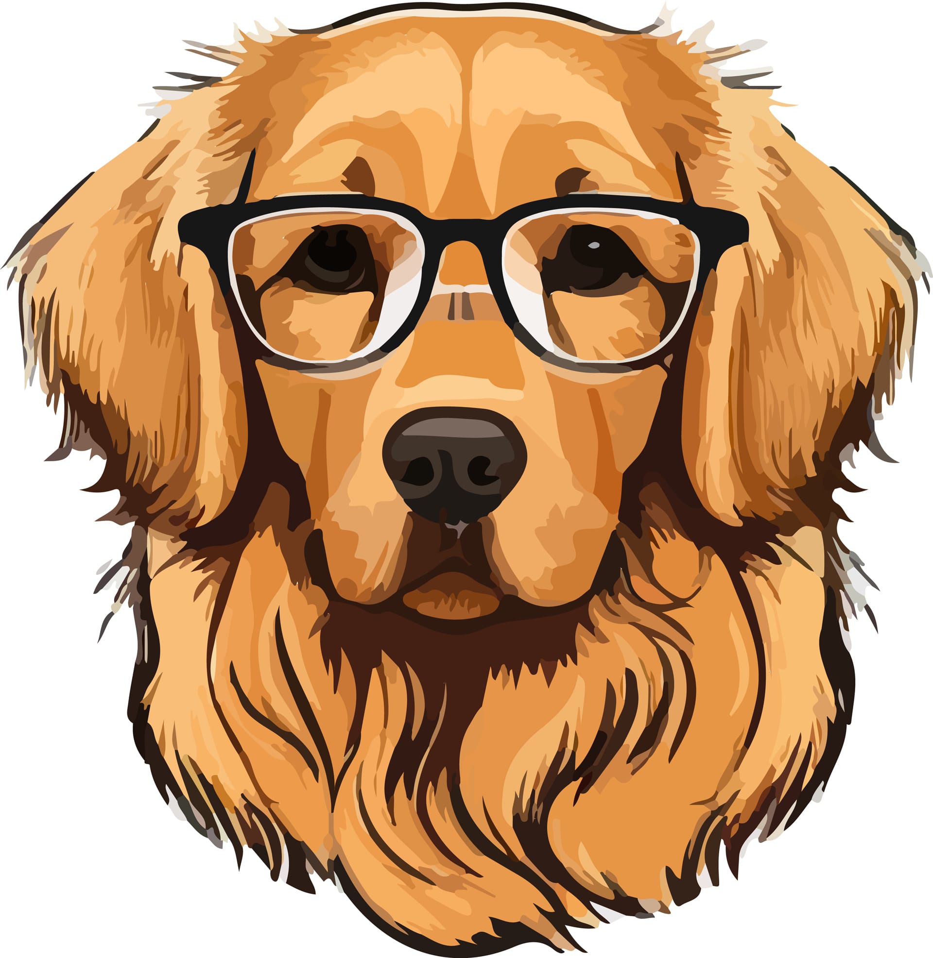 Cute dog head excellent picture