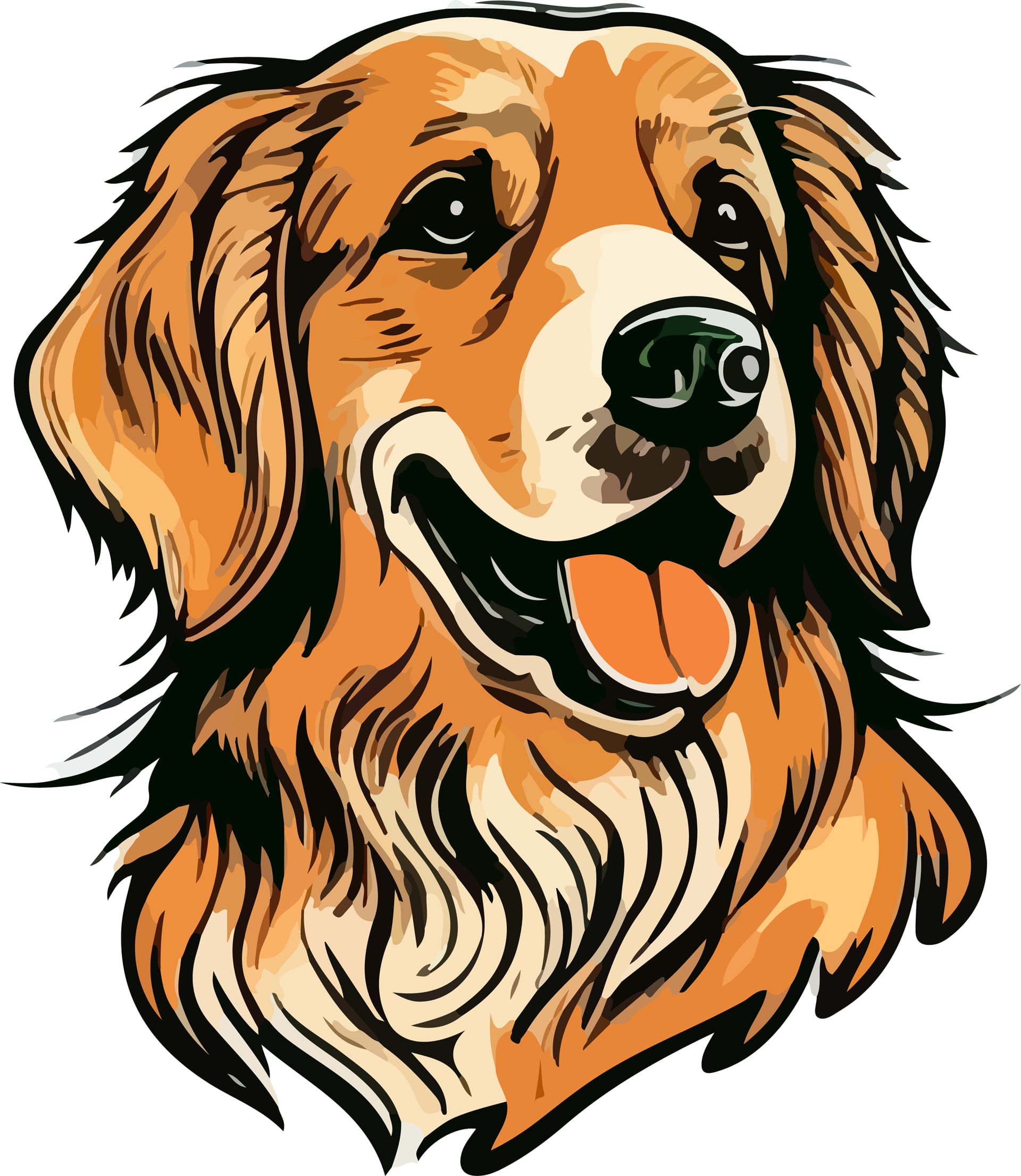 Cute dog head nice image
