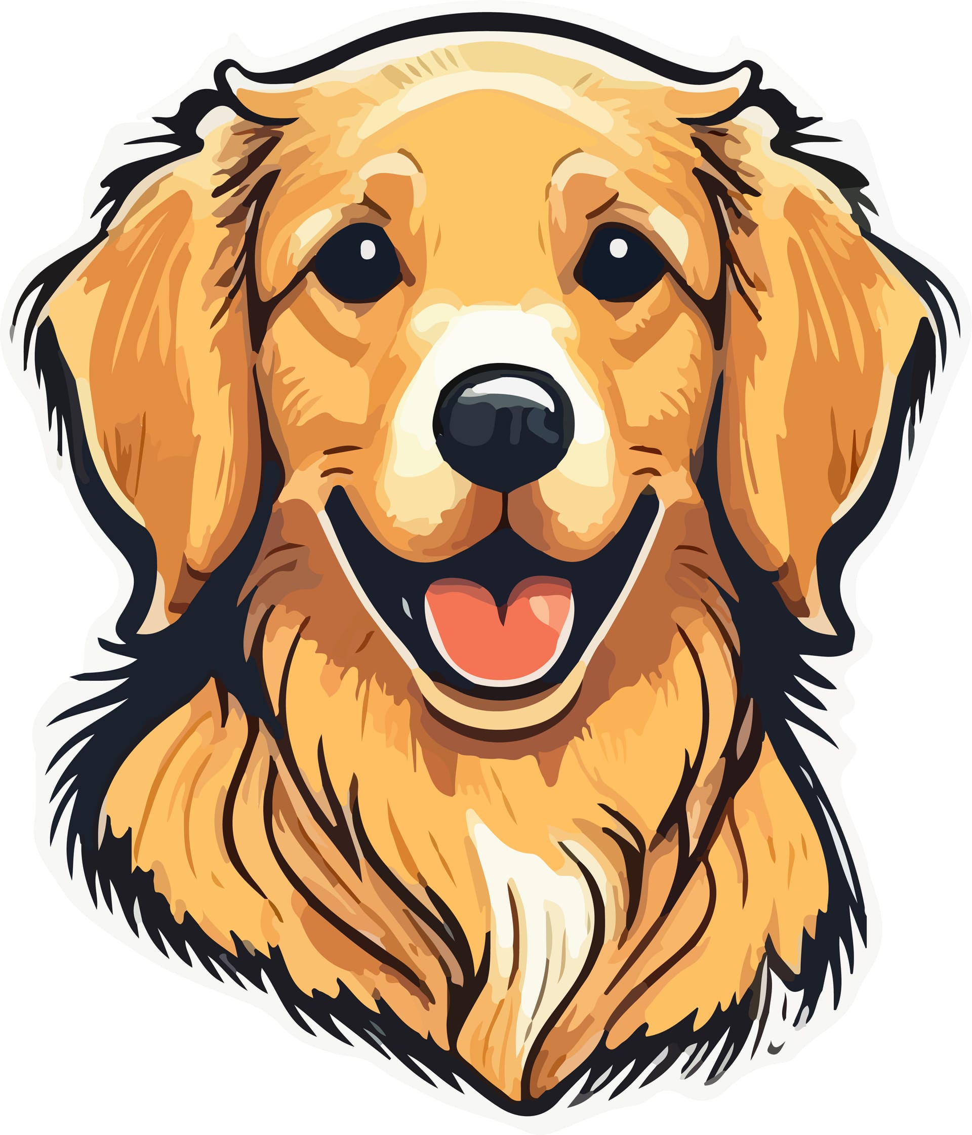 Cute dog head nice picture